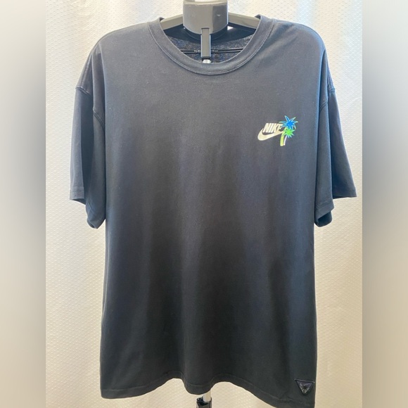 Nike Other - Nike Black Short-Sleeve Tee with Palm Logo